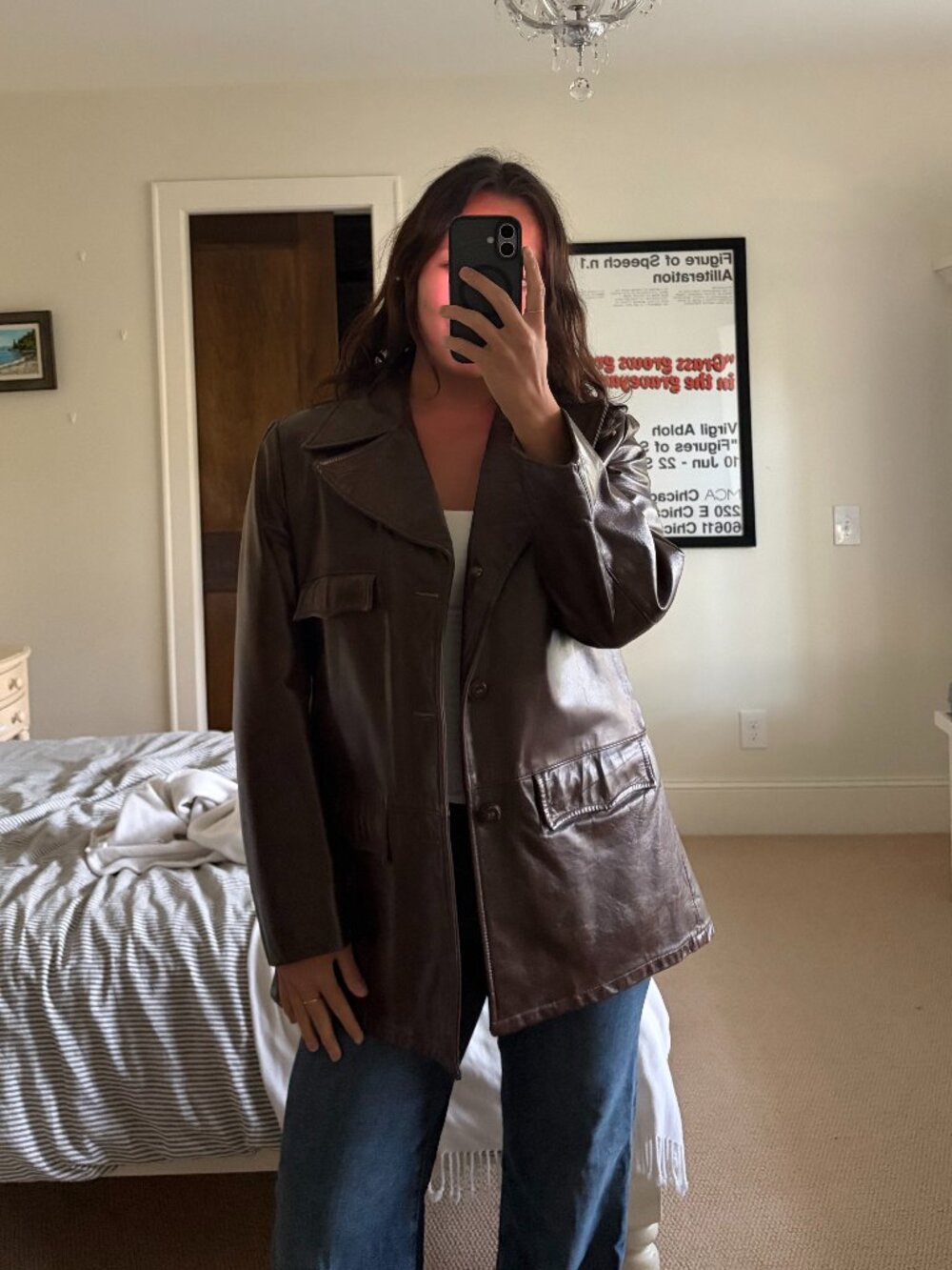 Lakeland Brown Leather Jacket – Size 40